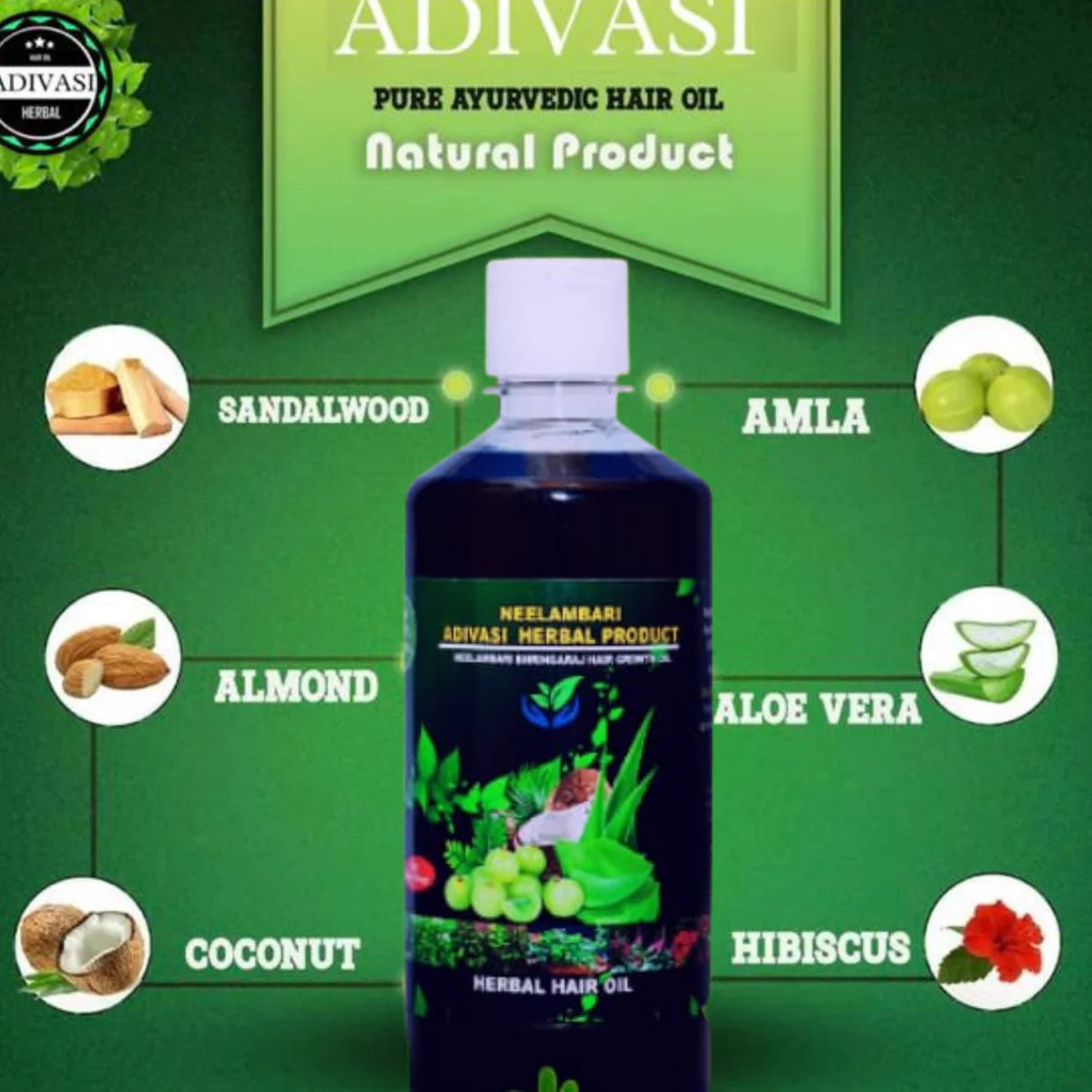 Neelambari Adivasi Herbal Hair Oil